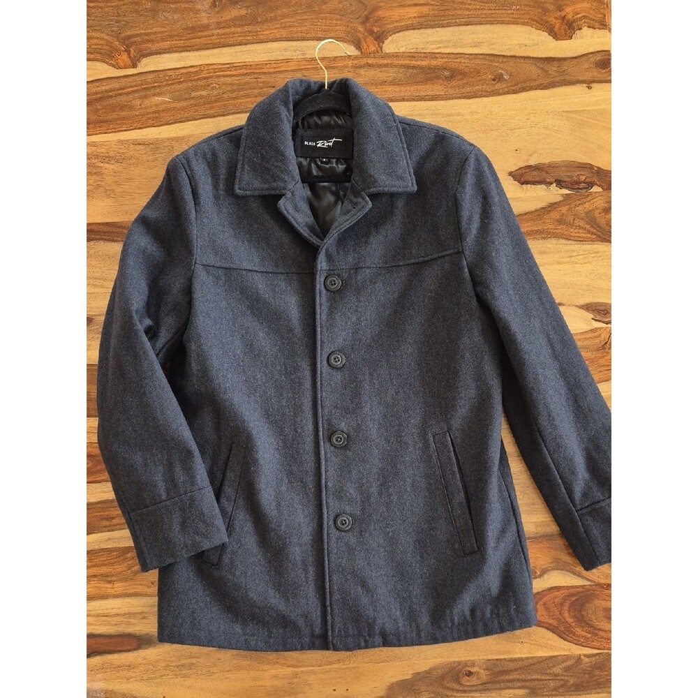 Black Rivet 65% Wool Blend Men's Coat Sz Small